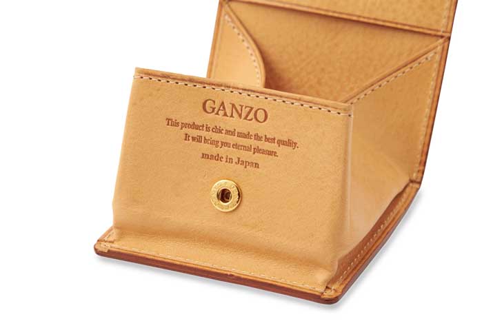 GANZO　シンブライドル小銭入れ付き長財布