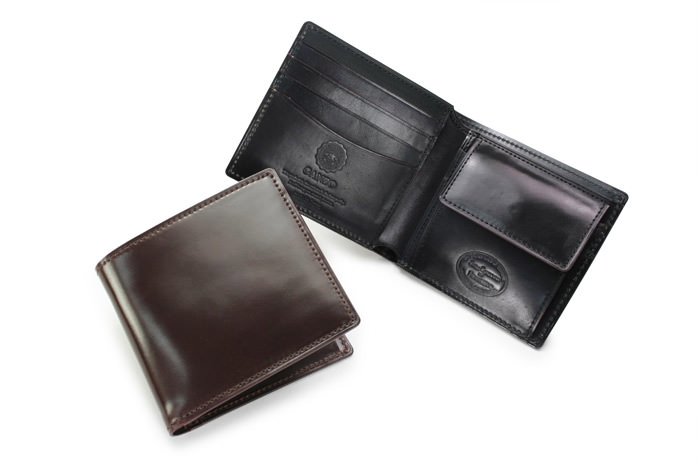 ガンゾ（GANZO） シェルコードバン2　二つ折り財布
