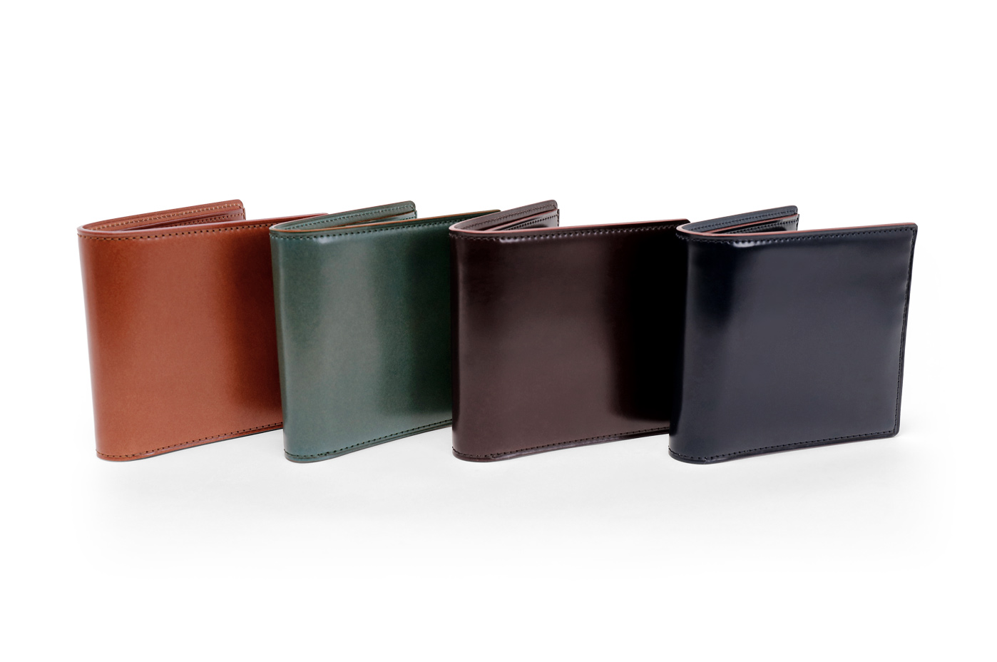 CORDOVAN LUCIDA(コードバンルチダ) 小銭入れ付き二つ折り財布