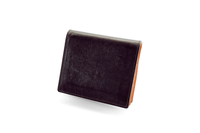 折り財布ガンゾ(GANZO)　シンブライドル　二つ折り純札入れ　大人気品切れの品