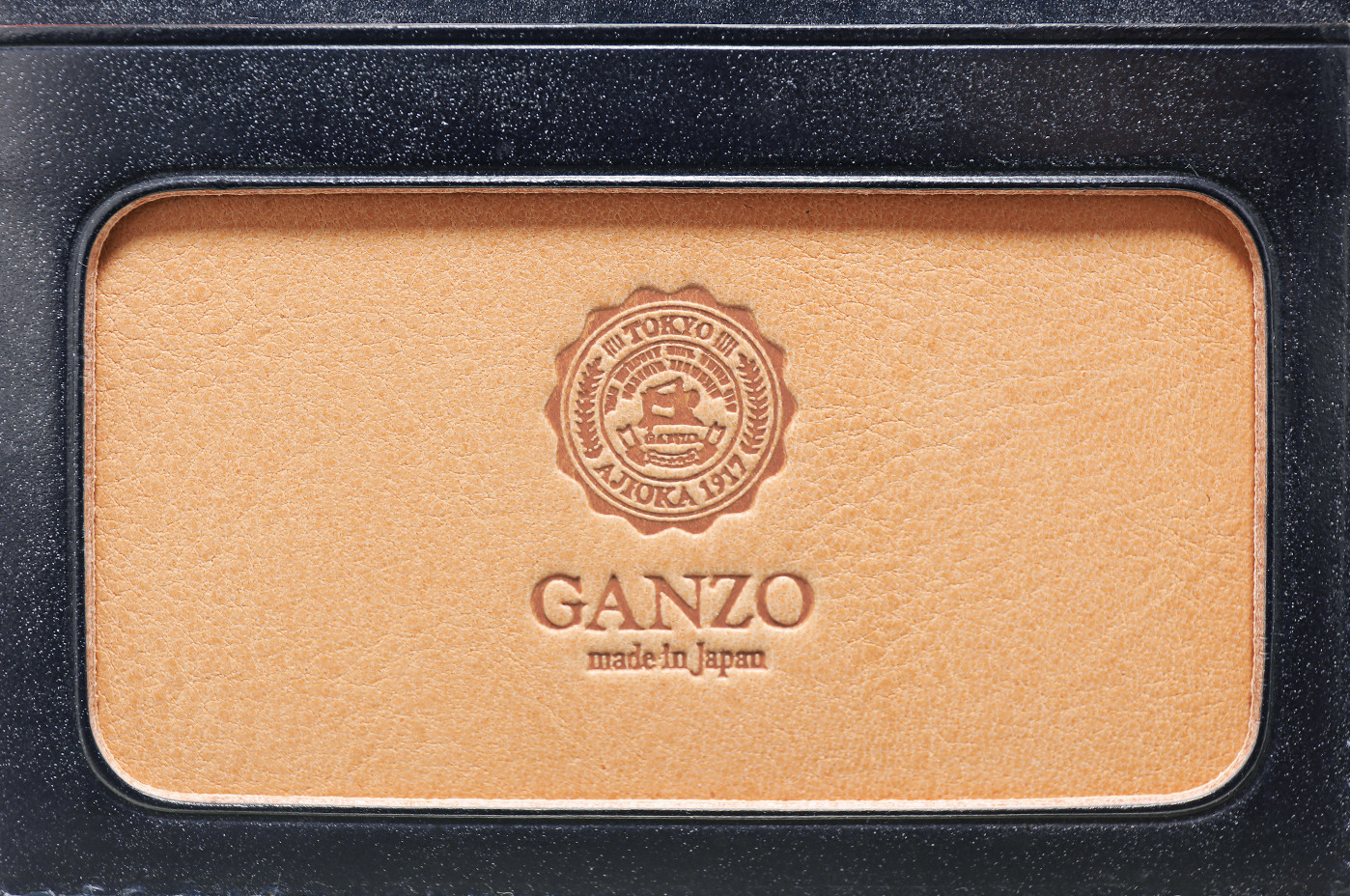 【極美品】GANZO IDケース ストライプ付き○サイズ