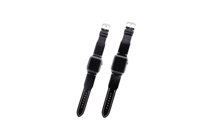 GANZO AppleWatchレザーベルト CORDOVAN(コードバン) 41mm用AppleWatch対応 時計ベルト｜コード