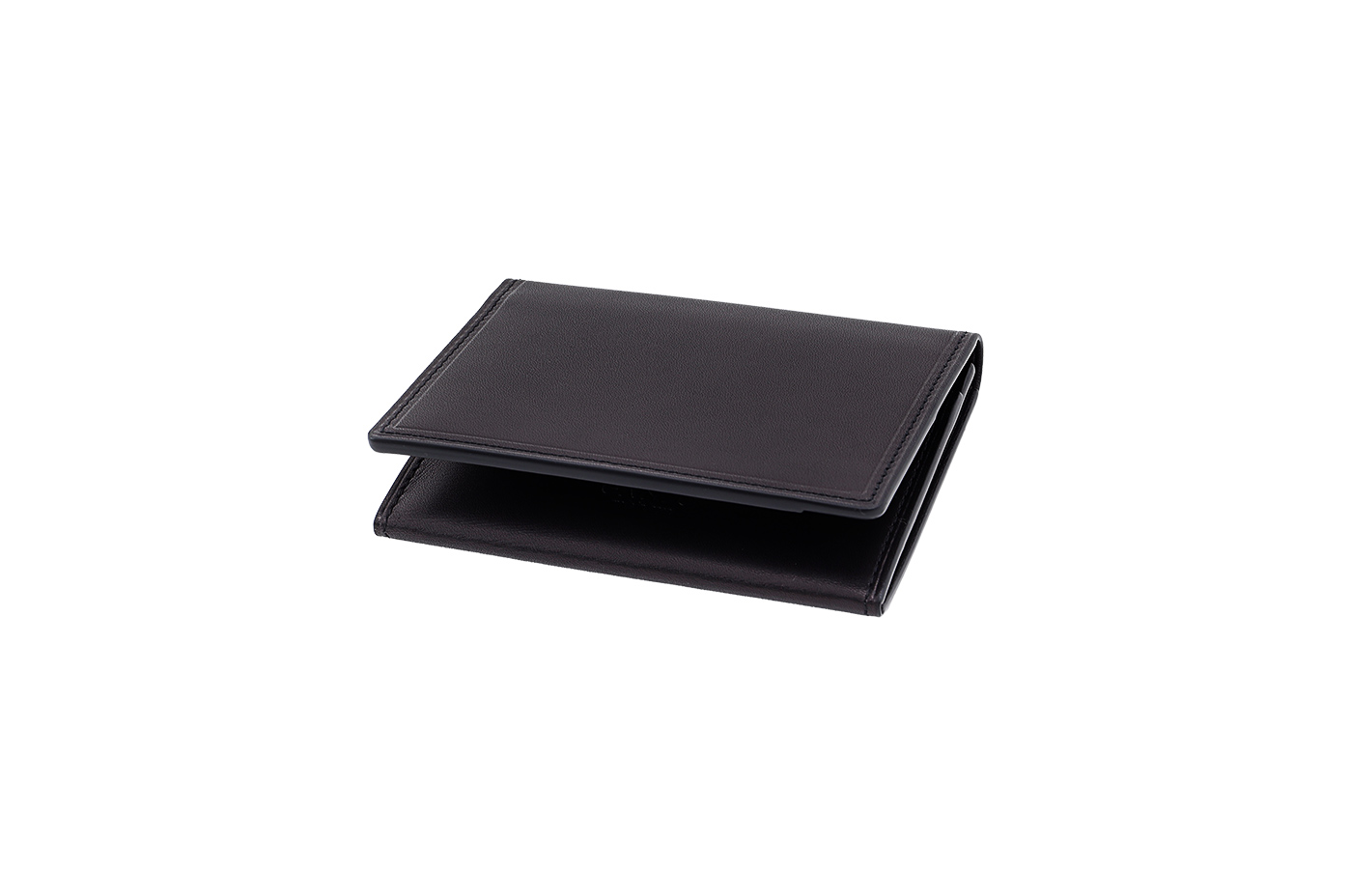 GANZO 革／レザー 名刺入れ／カードケース 黒／ブラック LINE(ライン) カードケース｜ライン｜最高級のメンズ革製品・革財布